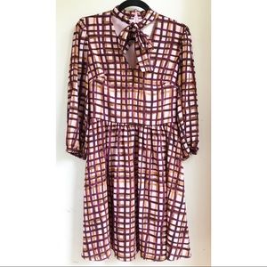 GAL MEETS GLAM | Lindsey Painted Windowpane Dress